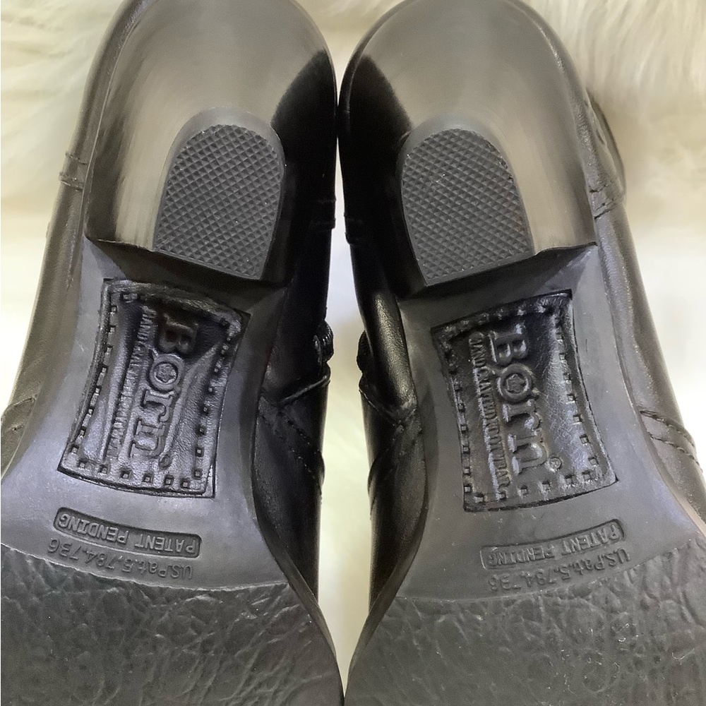 LIKE NEW 🖤BORN Pavan Black Mid Calf Moto Boots - Picture 8 of 14